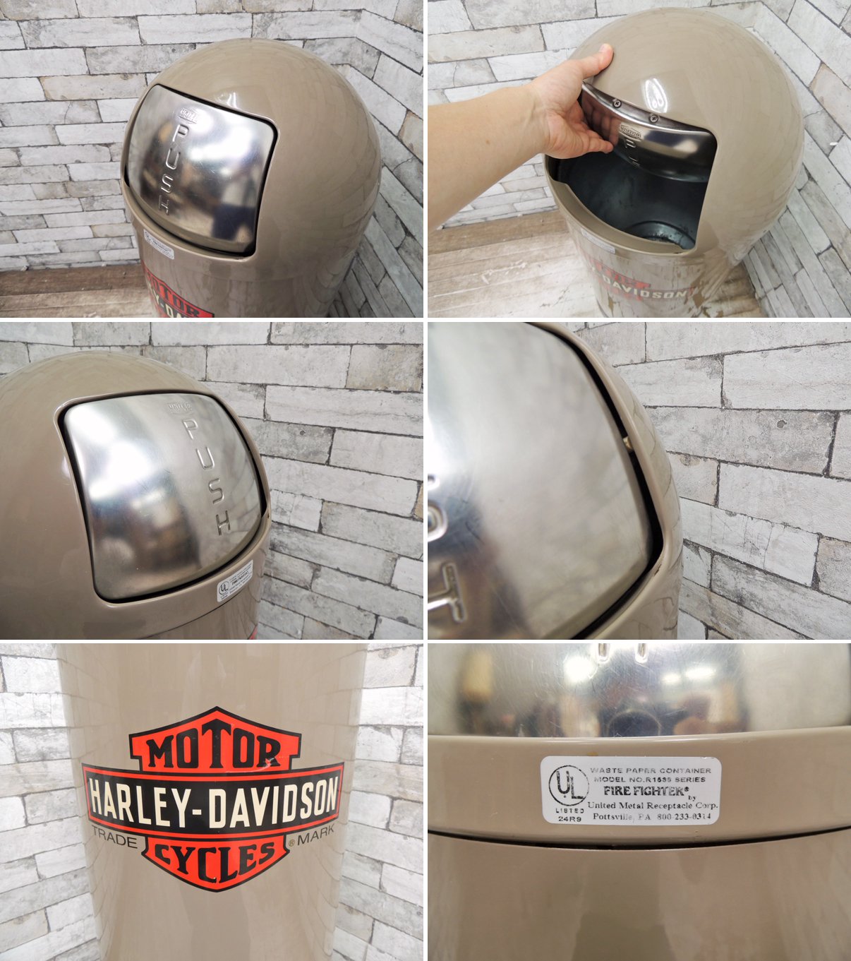 ハーレーダビッドソン HARLEY DAVIDSON ディーラー店舗取扱い 45L ダストボックス ●