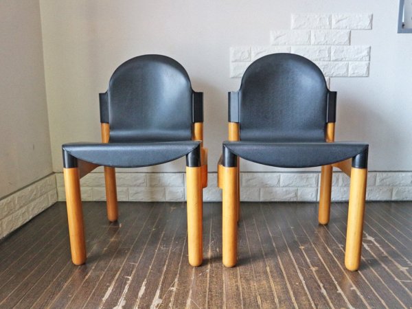 トーネット THONET フレックス サイドチェア FLEX Side Chair 2脚セット スタッキング 曲木 ゲルド・ランゲ デザイン ドイツ ◎