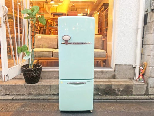 ナショナル National ウィル WiLL Fridge mini 冷蔵庫 162L ターコイズ カラー 2003年製 ♪