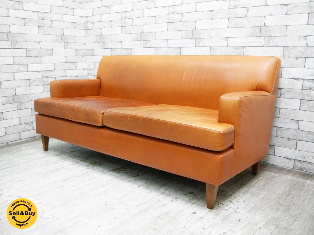 パシフィックファニチャーサービス PACIFIC FURNITURE SERVICE スタンダード A ソファ STANDARD A SOFA 2シーター 本革 セミオーダー品 ●