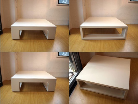 モダンデザイン Modern Design リビング テーブル Living Table センターテーブル ホワイト スクエア ★