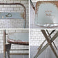 ビンテージ スチール製 フォールディング チェア 折り畳み椅子 工業系 インダストリアル ■