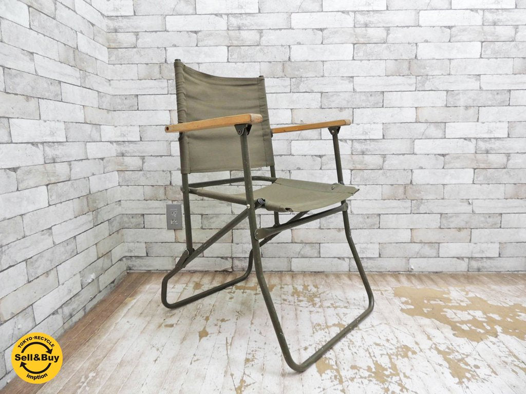ブリティッシュ アーミー British Army ローバー チェア Rover Chair フォールディングチェア ビンテージ イギリス軍 1994年製 B ●