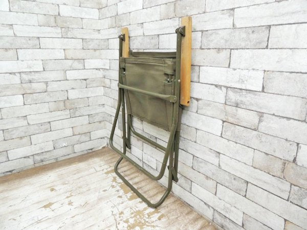 ブリティッシュ アーミー British Army ローバー チェア Rover Chair フォールディングチェア ビンテージ イギリス軍 1994年製 B ●