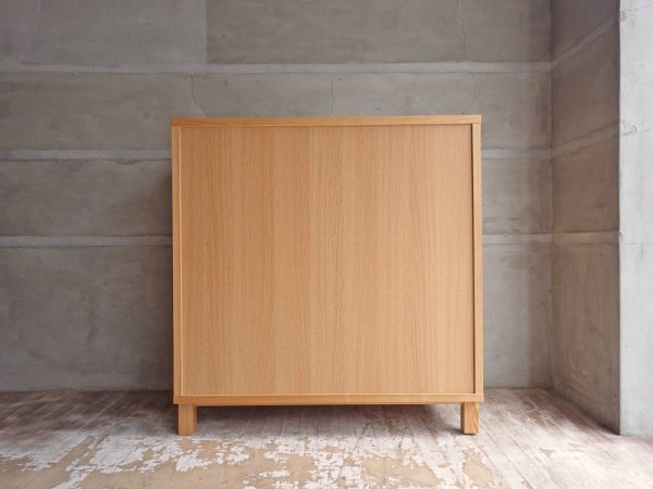 無印良品 MUJI 組み合わせて使える木製収納 ガラス扉 奥行き40cm タモ材 ♪