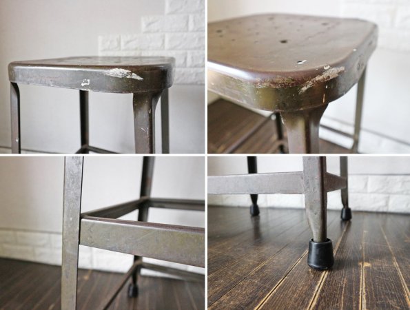 リオン LYON ファクトリースツール FACTORY STOOL ハイスツール インダストリアル アメリカ ビンテージ カウンターチェア ◎