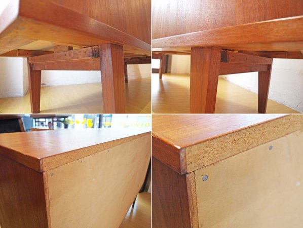 北欧ビンテージ チーク材 サイドボード キャビネット Sideboard cabinet デンマーク 引き戸扉 W：160ｃｍ ★