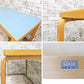 アルテック Artek 50'sビンテージ ダイニングテーブル ラミネート天板 ブルーグレー アルヴァ・アアルト 北欧家具 ●