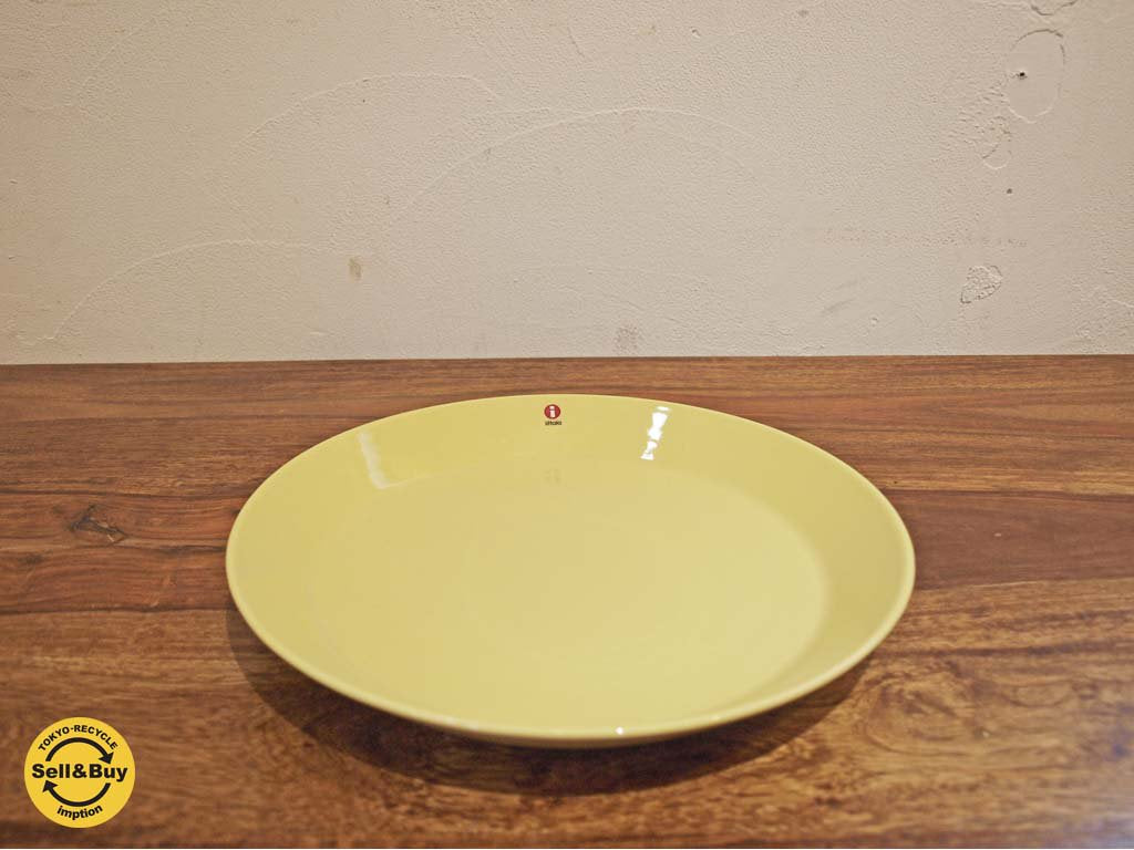 イッタラ iittala ティーマ TEEMA プレート 26cm イエロー Yellow カイ フランク Kaj Franck デザイン 未使用品 D ★