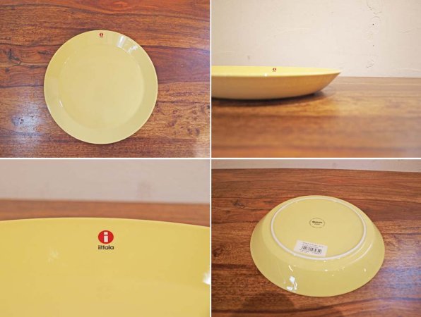 イッタラ iittala ティーマ TEEMA プレート 26cm イエロー Yellow カイ フランク Kaj Franck デザイン 未使用品 D ★