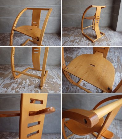 シン Shin イーチェア e-chair ベビーチェア キッズチェア 木馬 佐々木敏光デザイン ナチュラル♪