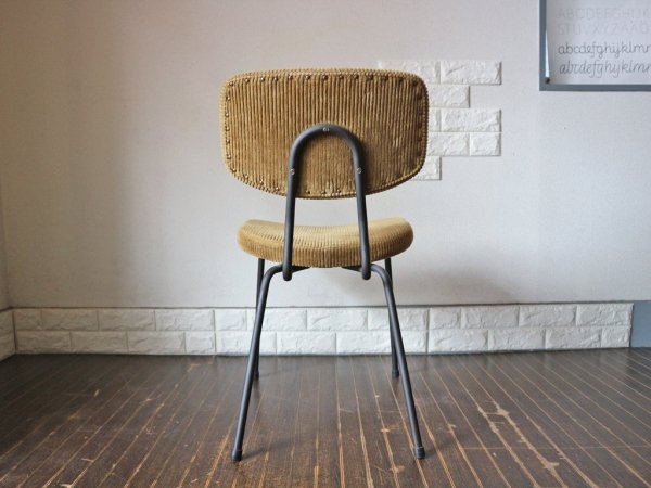 トラックファニチャー TRUCK FURNITURE SUTTO DINING CHAIR ダイニングチェア コーデュロイ×スチールフレーム ◎