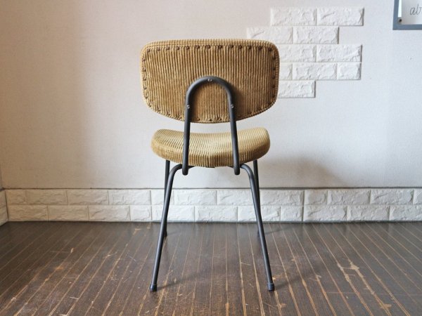 トラックファニチャー TRUCK FURNITURE SUTTO DINING CHAIR ダイニングチェア コーデュロイ×スチールフレーム ◎