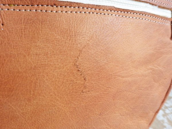 シボネ取扱 CIBONE モロッコレザー スツール クッション オットマン ♪