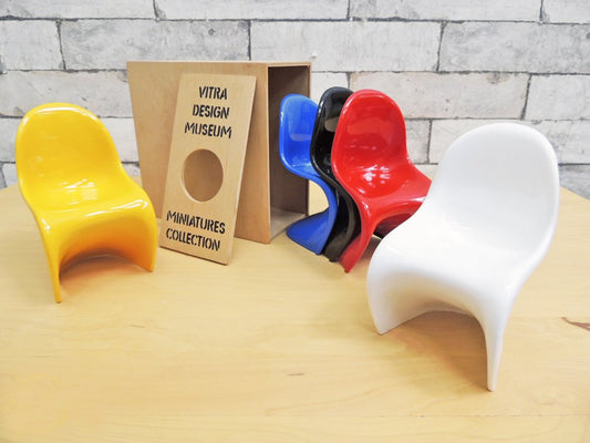 ヴィトラ デザイン ミュージアム Vitra Design Museum パントンチェア Panton Chair 5色セット 1/6サイズ ●