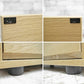無印良品 MUJI スタッキングキャビネット オーク材 木製扉付き AVボード テレビ台 幅82.5cm ●