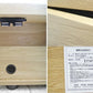 無印良品 MUJI スタッキングキャビネット オーク材 木製扉付き AVボード テレビ台 幅82.5cm ●
