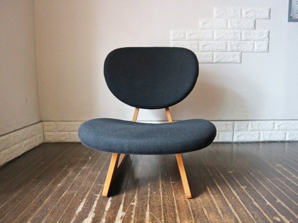 天童木工 TENDO ビンテージ 低座椅子 長大作デザイン ブラック 和モダン ◎