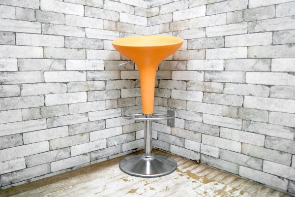 マジス MAGIS ボンボスツール BOMBO STOOL ステファノ・ジョバンノーニ ガス昇降 カウンターチェア オレンジ ●