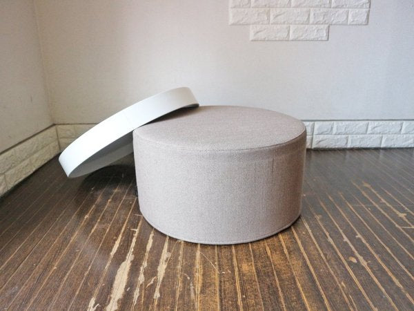 ソフトライン SOFTLINE  ドラムス パフ トレイ DRUMS POUF スツール ホワイトトレイ ローテーブル デンマーク アクタス ACTUS 取扱い ◎