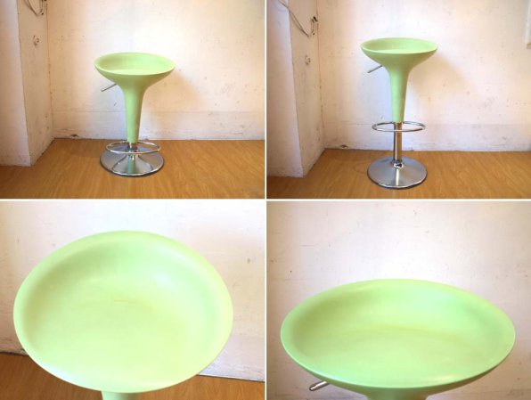 マジス MAGIS ボンボスツール BOMBO STOOL イタリアモダンファニチャー ステファノ・ジョバンノーニ ガス昇降 カウンターチェア グリーン ★