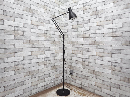 アングルポイズ ANGLEPOISE Type 75 DeskLamp Floor Standing Pole set フロアランプ ジェットブラック ●