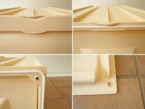 タッパーウェア Tupperware スーパーチェスト ベルベット 引き出し2段式 浅型2段 トレイ容量 合計55L 定価37,200円 A ◇