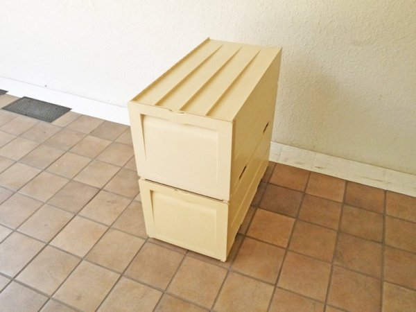 タッパーウェア Tupperware スーパーチェスト ベルベット 引き出し2段式 浅型2段 トレイ容量 合計55L 定価37,200円 A ◇