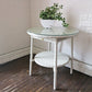 ロイドルーム LLOYD LOOM サイドテーブル SIDE TABLE No.7118 ホワイト カフェテーブル ◎