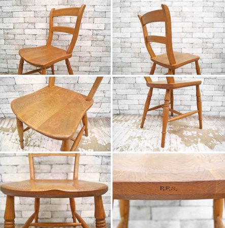 パシフィックファニチャーサービス PACIFIC FURNITURE SERVICE P.F.S キッチンチェア ストレートチェア UKアンティークスタイル A ●