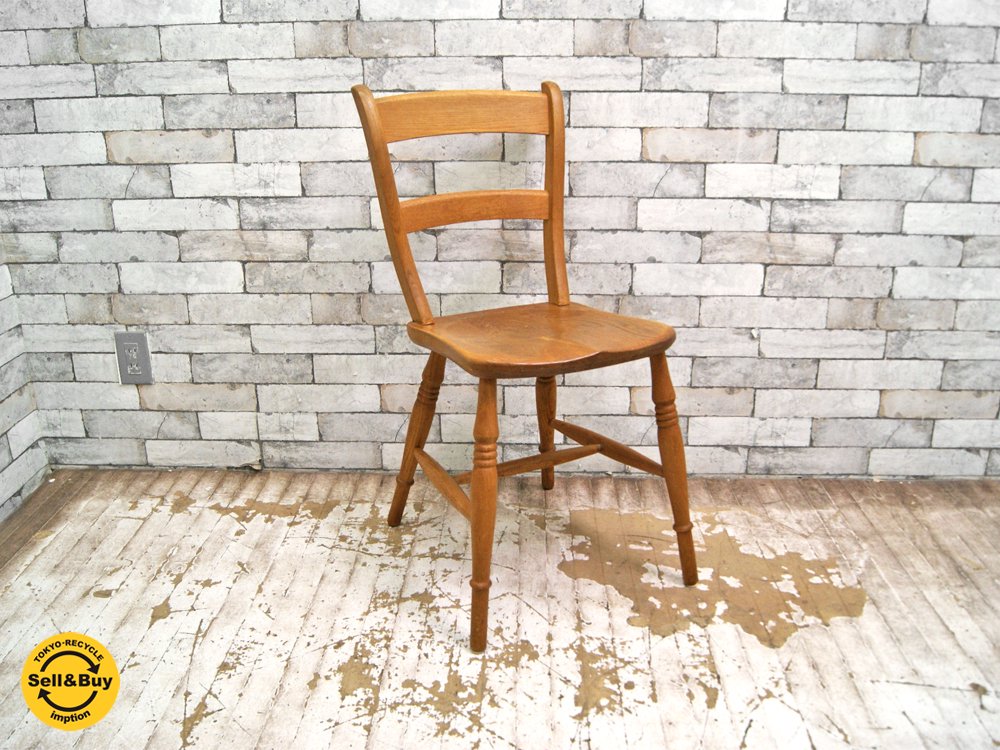 パシフィックファニチャーサービス PACIFIC FURNITURE SERVICE P.F.S キッチンチェア ストレートチェア UKアンティークスタイル B ●