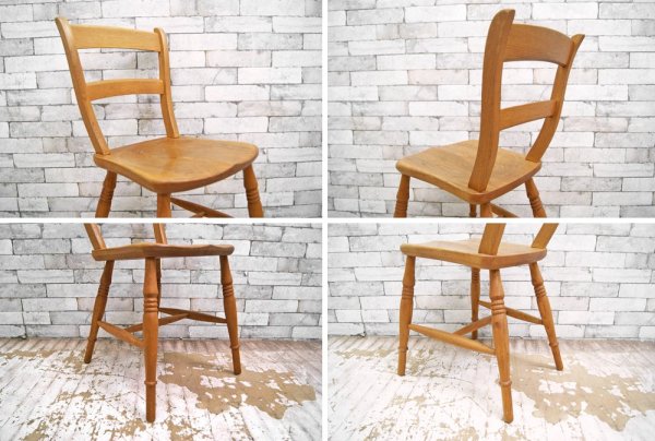 パシフィックファニチャーサービス PACIFIC FURNITURE SERVICE P.F.S キッチンチェア ストレートチェア UKアンティークスタイル B ●