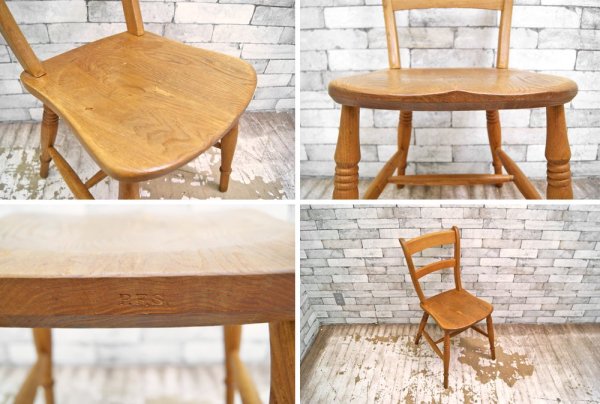 パシフィックファニチャーサービス PACIFIC FURNITURE SERVICE P.F.S キッチンチェア ストレートチェア UKアンティークスタイル B ●