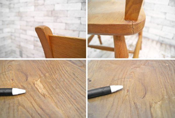 パシフィックファニチャーサービス PACIFIC FURNITURE SERVICE P.F.S キッチンチェア ストレートチェア UKアンティークスタイル B ●
