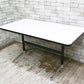 ハーマンミラー HermanMiller コントラクトテーブル ダイニングテーブル デスク レクタングル ホワイト w140cm C&R イームズ ミッドセンチュリー ●
