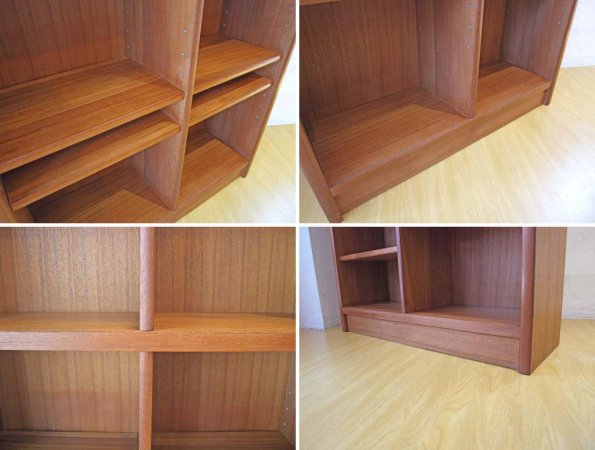 ジャパン ビンテージ チーク材 TeakWood ブックシェルフ vintage Book Shelf 本棚 書棚 ★