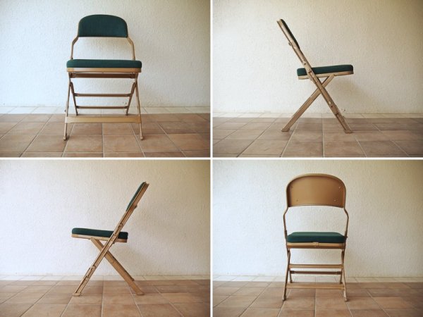 クラリン CLARIN フォールディングチェア 折り畳みチェア Folding chair フルクッション USA P.F.S取扱 定価\29,160- ◇