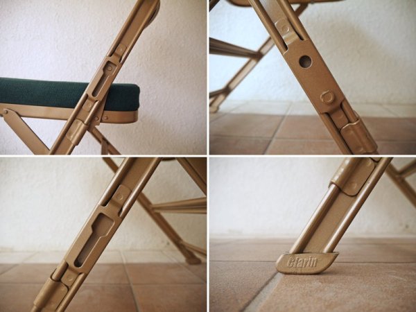 クラリン CLARIN フォールディングチェア 折り畳みチェア Folding chair フルクッション USA P.F.S取扱 定価\29,160- ◇