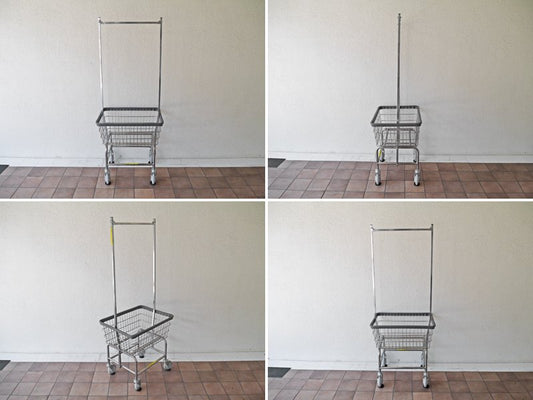 R&B ワイヤープロダクト R&B Wire Product ランドリーカートダブルポール LAUNDRY CART DOUBLE POLE P.F.S取扱 USA 定価\32,400- ◇