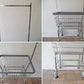 R&B ワイヤープロダクト R&B Wire Product ランドリーカートダブルポール LAUNDRY CART DOUBLE POLE P.F.S取扱 USA 定価\32,400- ◇