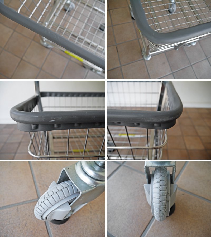 R&B ワイヤープロダクト R&B Wire Product ランドリーカートダブルポール LAUNDRY CART DOUBLE POLE P.F.S取扱 USA 定価\32,400- ◇