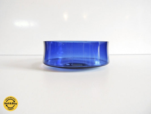 イッタラ iittala #2360 ボウル ブルー タピオ・ヴィルカラ Tapio Wirkkala ビンテージ A ●