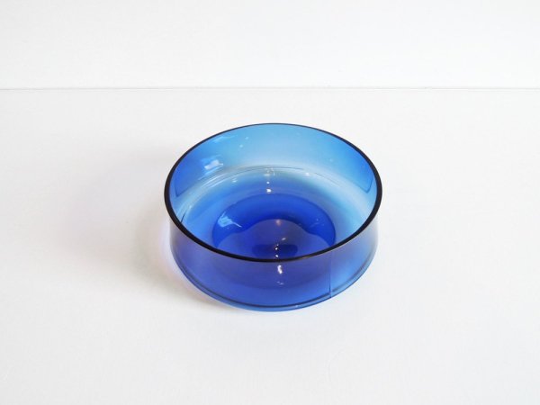 イッタラ iittala #2360 ボウル ブルー タピオ・ヴィルカラ Tapio Wirkkala ビンテージ A ●