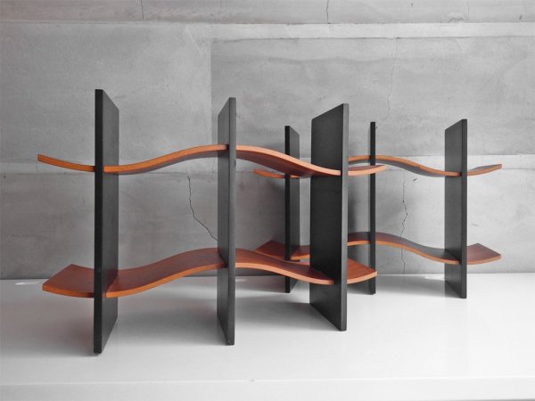 モデュラス modulus 曲木 ワインラック トーマス・ステンダー デザイン 北欧モダン Ｂ ♪