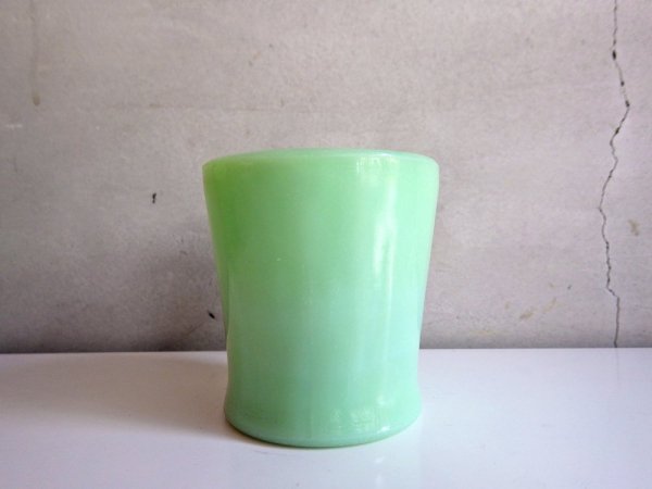 ファイヤーキング FIRE KING ジェダイ Jadeite Dハンドルマグ マグカップ ミルクガラス 1950s ビンテージ ♪