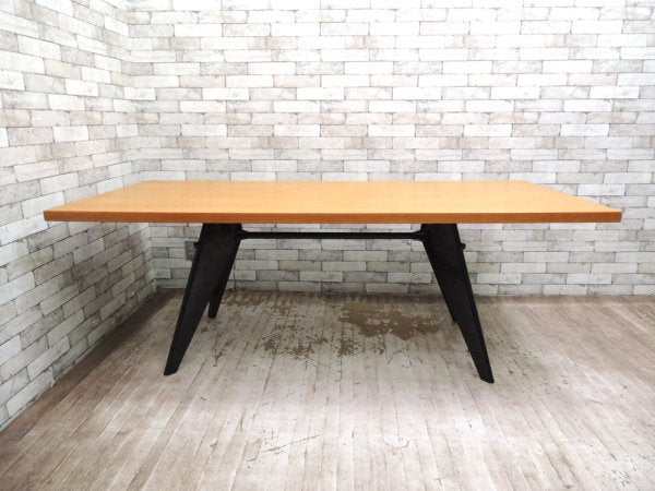 ヴィトラ vitra EMテーブル EM Table wood ダイニングテーブル オーク材 ジャン・プルーヴェ Jean Prouve W200cm ●