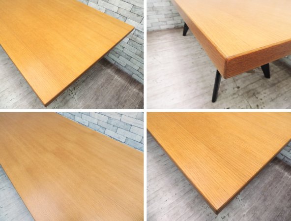 ヴィトラ vitra EMテーブル EM Table wood ダイニングテーブル オーク材 ジャン・プルーヴェ Jean Prouve W200cm ●