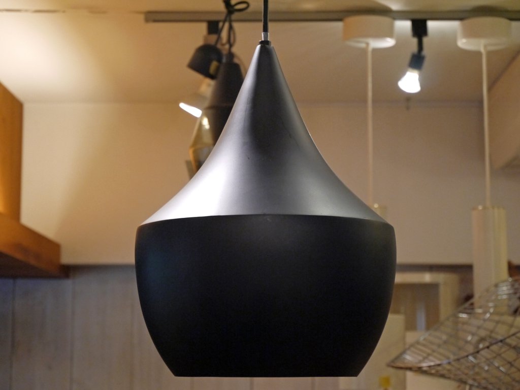 トム・ディクソン TOM DIXON ビートファット BEAT FAT ブラック ペンダントライト 定価￥75,600- ■