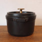 ストウブ STAUB ピコ ココット ラウンド 16cm 両手鍋 ブラック ★