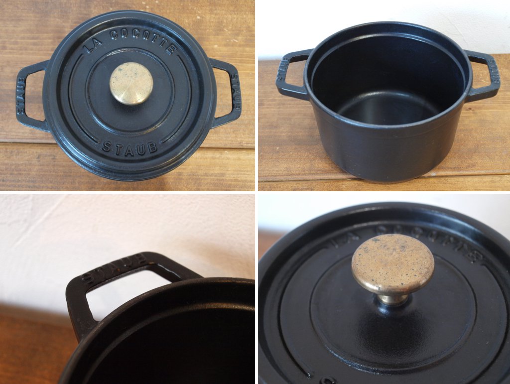ストウブ STAUB ピコ ココット ラウンド 16cm 両手鍋 ブラック ★
